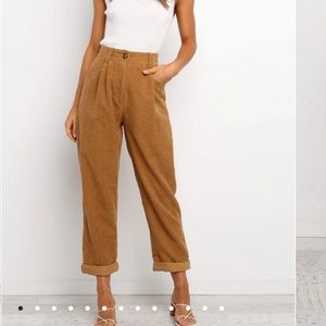 Petal & Pup Corduroy Tan Pant